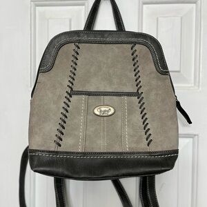 BOC backpack faux leather dove grey and elephant gray